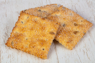 Tasty cracker cookies