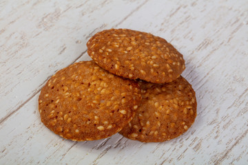 Delicious sesame cookies