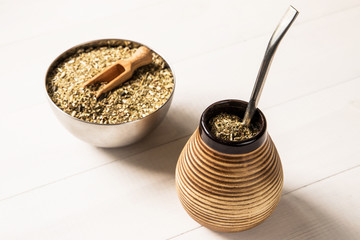 yerba mate drink