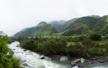 Papier peint photo  View of the Intag valley out of the Pacheco Farmhouse in Ecuador  © Benedict