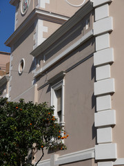 Catholic Cathedral on the Rock of Gibraltar at the entrance to the Mediterranean Sea