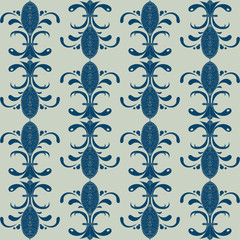 Fleur de lis or Fleur de luce seamless pattern: french royal lily wallpaper, cover or background. © tatadonets