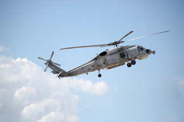 Black hawk helicopter rescue team