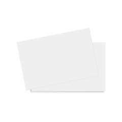 Blank of business card template. Vector illustration