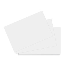 Blank of business card template. Vector illustration