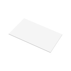 Blank of business card template. Vector illustration