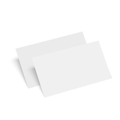 Blank of business card template. Vector illustration