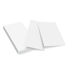 Blank of business card template. Vector illustration