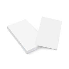 Blank of business card template. Vector illustration