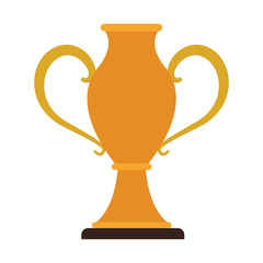 Trophy cup isolated vector illustration graphic design