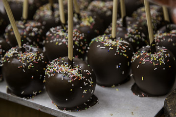 Chocolate apples