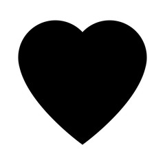 Heart symbol isolated vector illustration graphic design