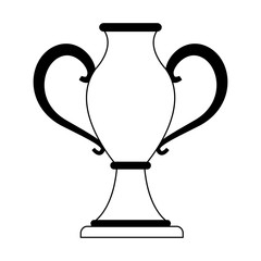 Trophy cup isolated vector illustration graphic design