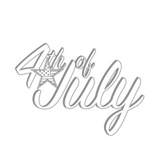 Happy independence day ,Forth of july design graphic concept.