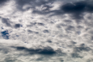 Blue sky and clouds to creative for design and decoration isolate on background.Copy space.