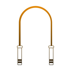 Jump rope isolated vector illustration graphic design