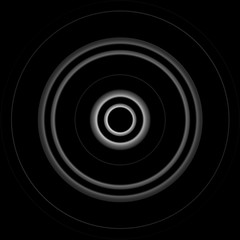 Black hole with circle spin effect, abstract background