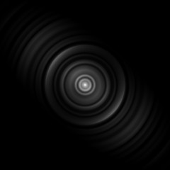 White nebula spiral with circle spin effect, abstract background