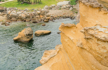 Special rocks in Yehliu Geopark