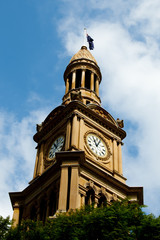 Fototapeta na wymiar Sydney Town Hall - Australia