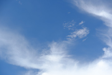 Fototapeta premium White cloud in blue sky