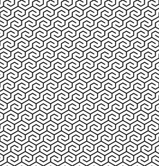 Abstract geometric line art seamless pattern background
