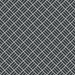 Weave seamless abstract pattern monochrome or two colors vector