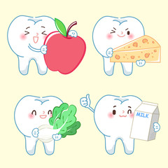 tooth with health concept
