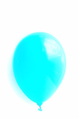Blue balloon isolate