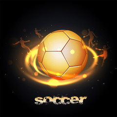 Fototapeta premium Football Tournament League flyer or banner designs with match details.