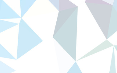 Light BLUE vector polygon abstract layout.