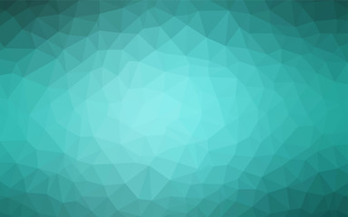 Obraz premium Light Green vector abstract mosaic pattern.
