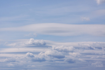 Amazing clouds in the blue sky