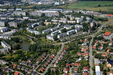 Neubrandenburg, Ostzstadt mit Kliniken