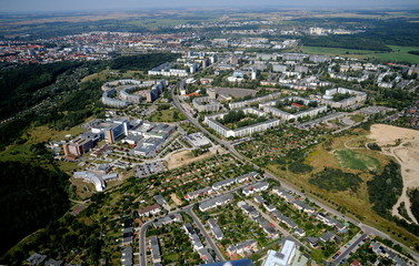 Neubrandenburg, Ostzstadt mit Kliniken