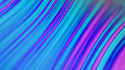 color wave  illustration. holographic abstract background. Holographic neon  trend background.