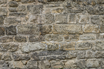 Texture of a stone wall of an old fortress