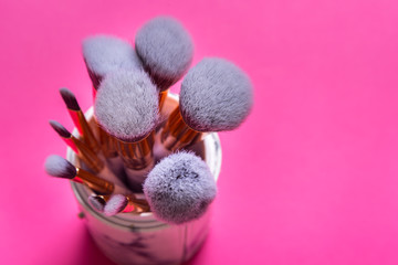 Set of Professional  Makeup Brushes