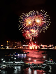 Fireworks sign of cristmas/ New Year eve and special festival.