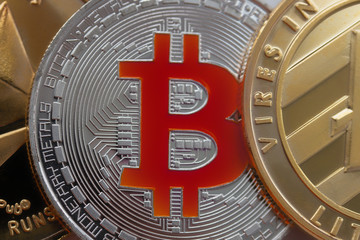 crypto currency metal coins