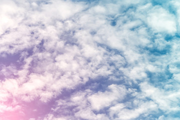 Fototapeta premium sun and cloud background with a pastel colored