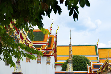 Temple architecture in Bangkok