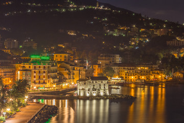  nuit sur Rapallo, Italie