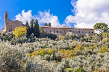 église de Sant' Agostino, San Gimignano, Italie 