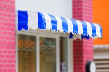 Awning, awning made of canvas, rainproof © beerphotographer