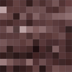 Raster pattern of brown tiles in different shades