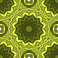 Seamless vintage , floral style geometric pattern. Vector illustration. For design, wallpaper, background