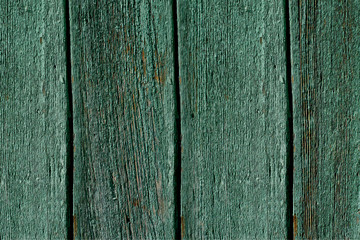 Vintage wooden green background (natural plank pattern)