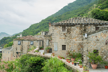 Fototapeta na wymiar The historical Qinbi Village
