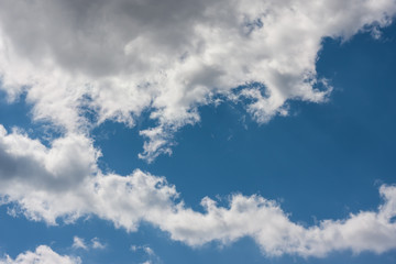 Cloudscape on blue sky